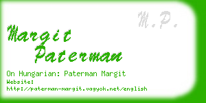 margit paterman business card